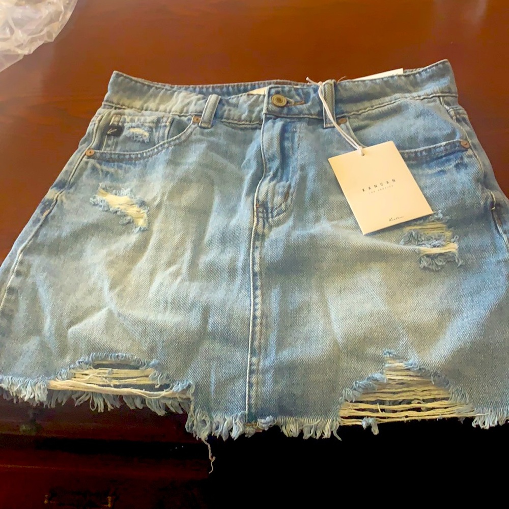 BRAND NEW Vici Denim skirt. With Tags